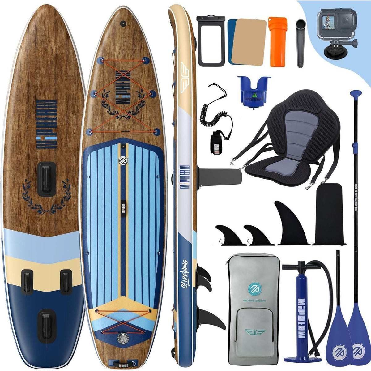 Stand Up Paddling Board XL für Familien mit Balanceflügel