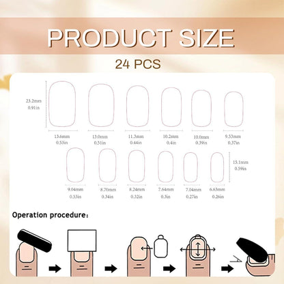 24 Stücke Grüne Glitzer Press on Nails Kurz Sequins Coffin