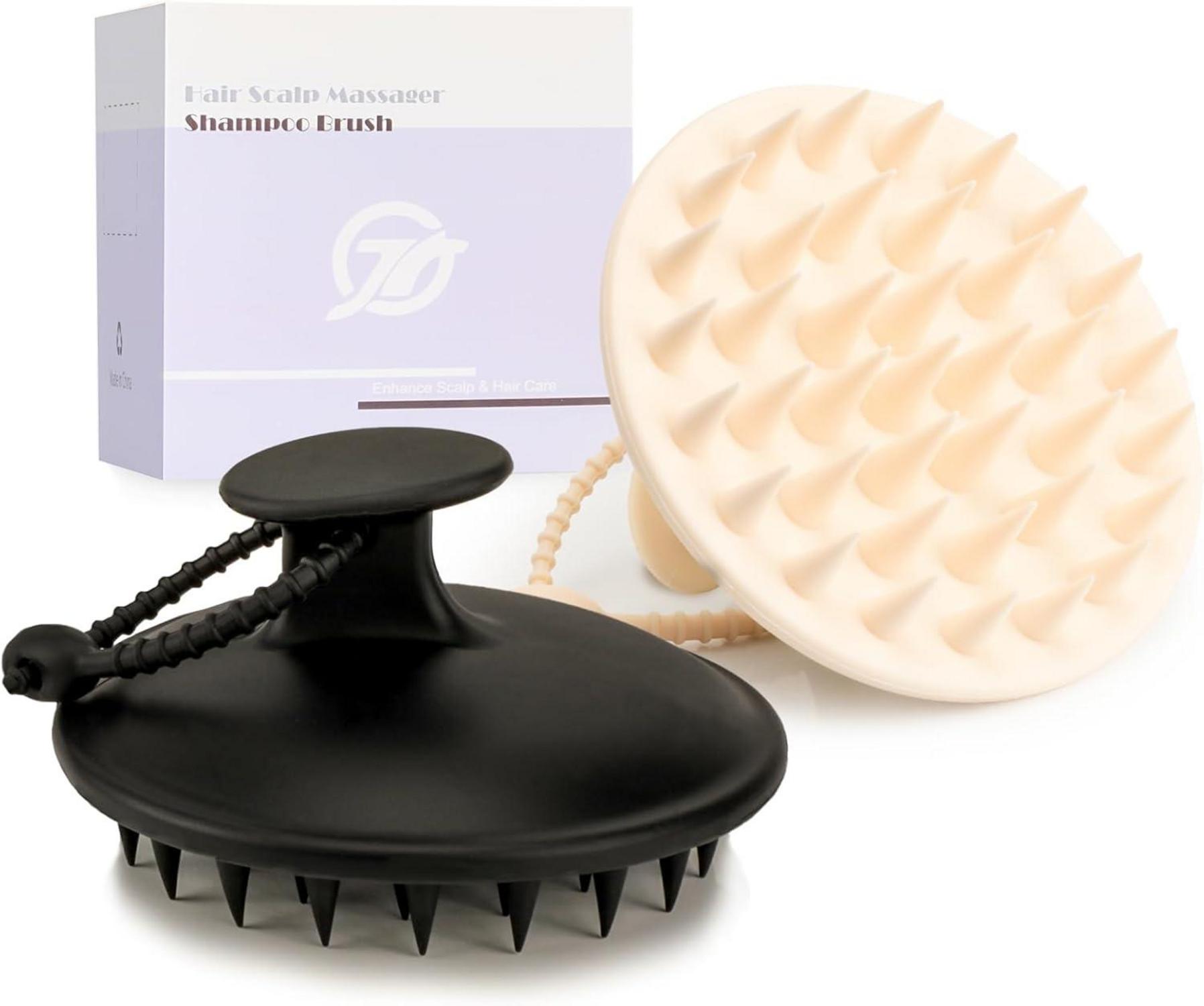 Silikon Kopfhaut Massagebürste Haarwuchs Scalp Massager