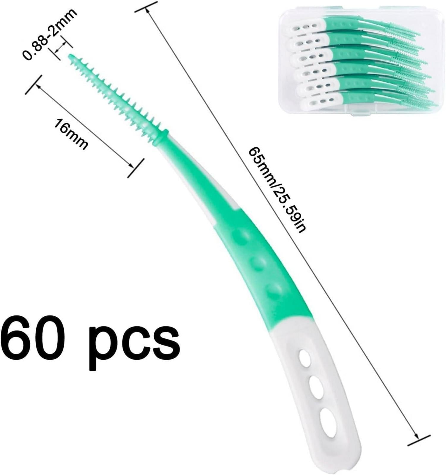 Interdentalbürsten 60 Stück Zahnsticks