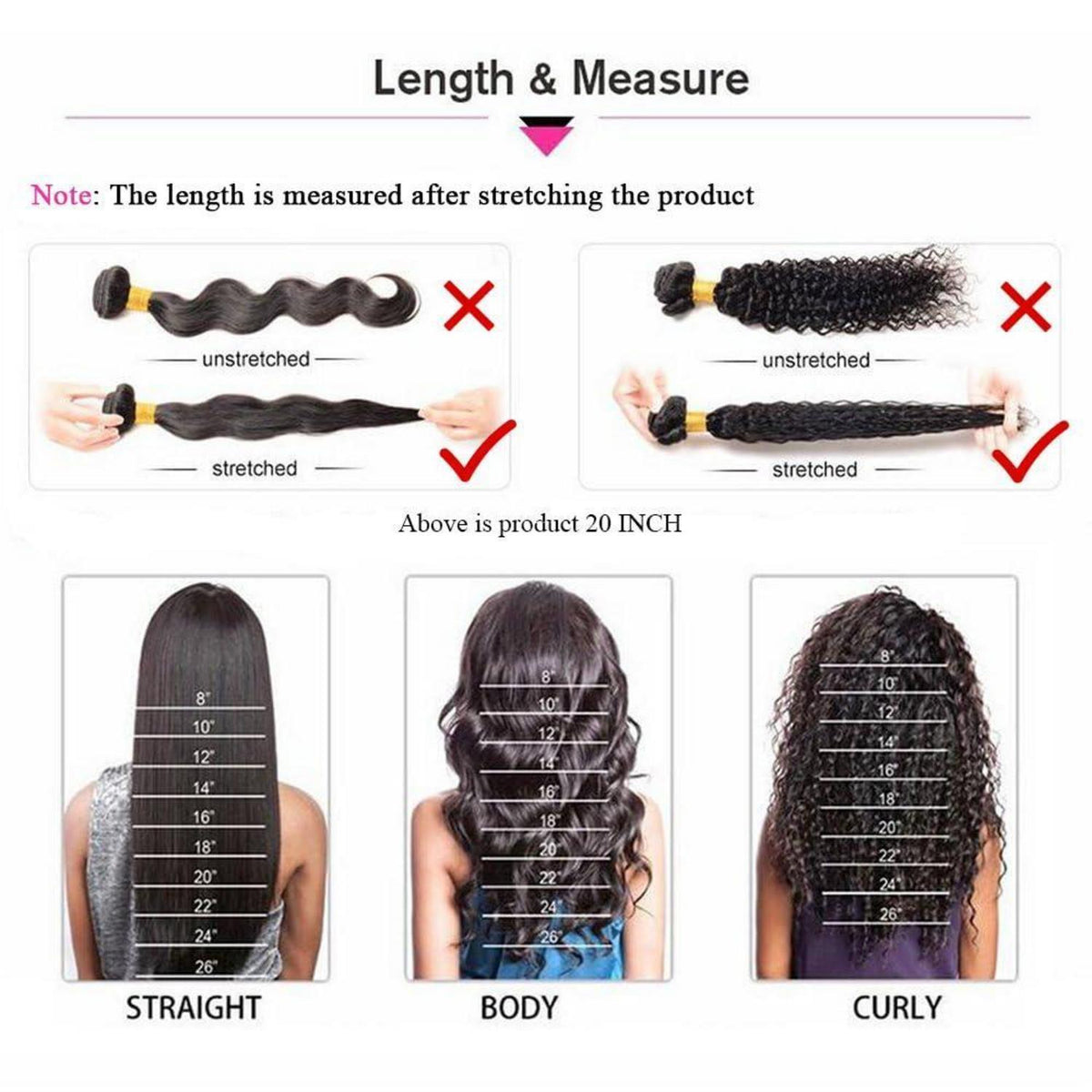Clip-in Haarverlängerung Echthaar Afro Kinky Straight Schwarz