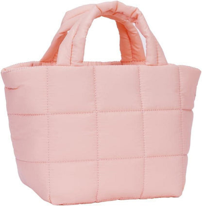 TIAASTAP Puffer Tote Bag mit Abnehmbarem Gurt & Reißverschluss