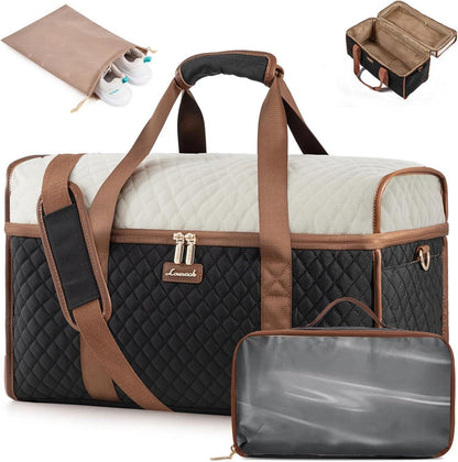 Travel Duffle Bag Damen Große Öffnung Weekender Handgepäck wasserdicht