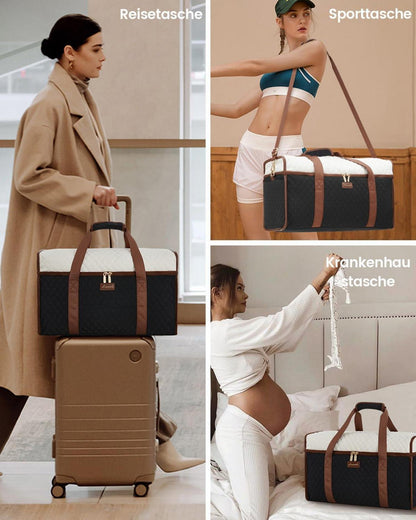 Damen Reisetasche Große Öffnung Handgepäck Weekender
