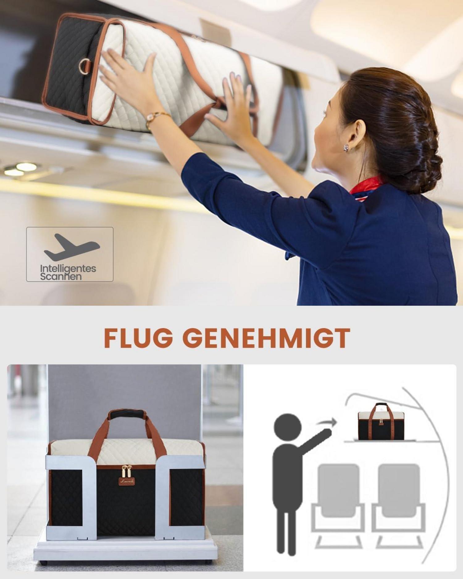 Reisetasche Damen Große Öffnung Weekender Handgepäck Tasche