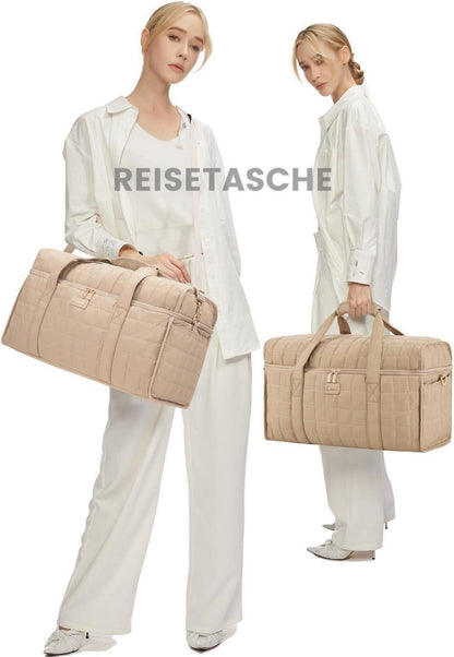 Große Weekender Reisetasche Damen Handgepäck Travel Duffle Wasserdicht