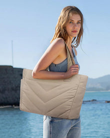 Laptoptasche Damen 15,6 Zoll Khaki Tote Bag große