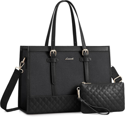Große Laptoptasche für Damen mit Laptop- und iPad-Schutzfächern