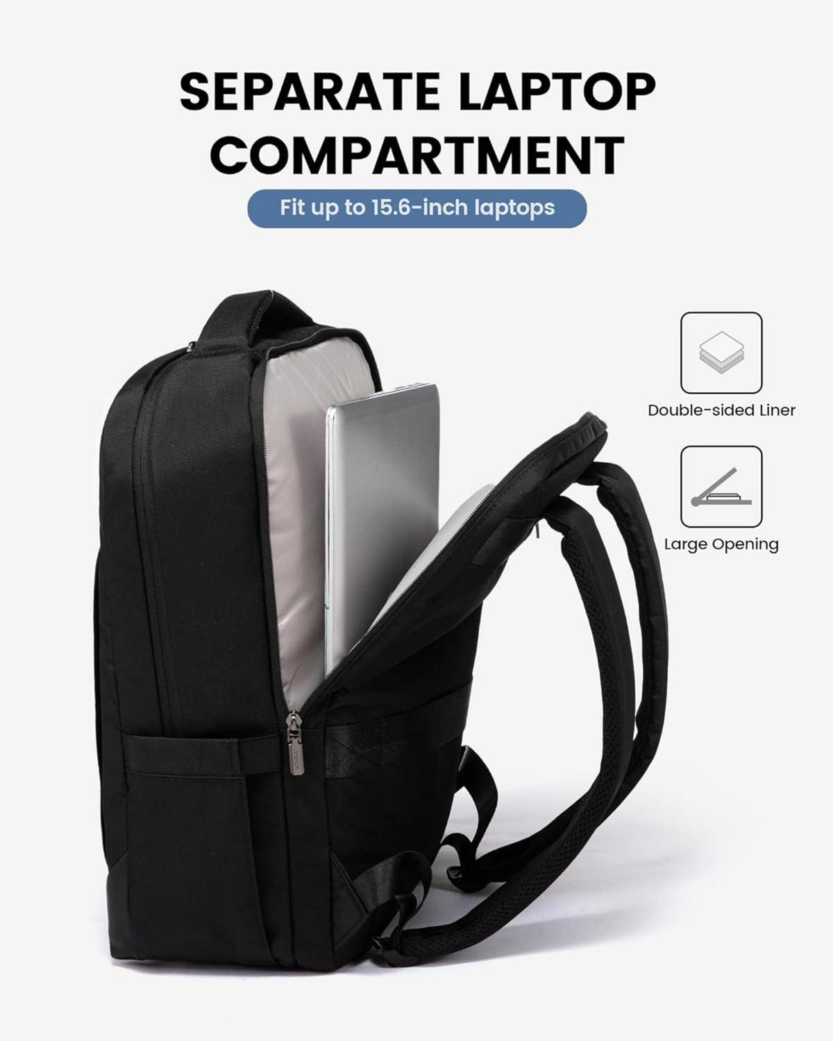 LOVEVOOK Laptoptasche 15.6 Zoll Herren Wasserdichter Business Rucksack