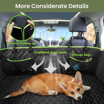 Hundedecke Auto Rückbank – Wasserdicht & Robust bis 150kg