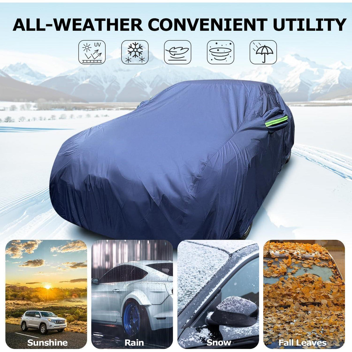 Autoabdeckplane Vollgarage für smart fortwo 2006-2022