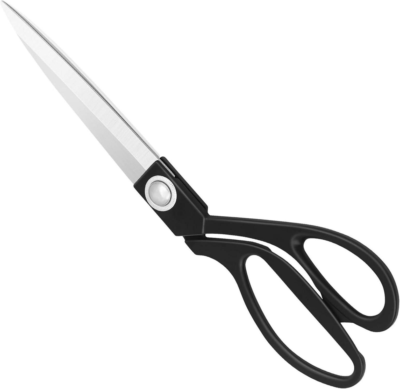 Nähschere Profi Edelstahl Schneiderschere 24cm Schwarz