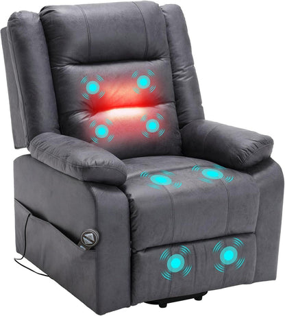 Elektrischer Massagesessel mit Aufstehhilfe und Wärmefunktion