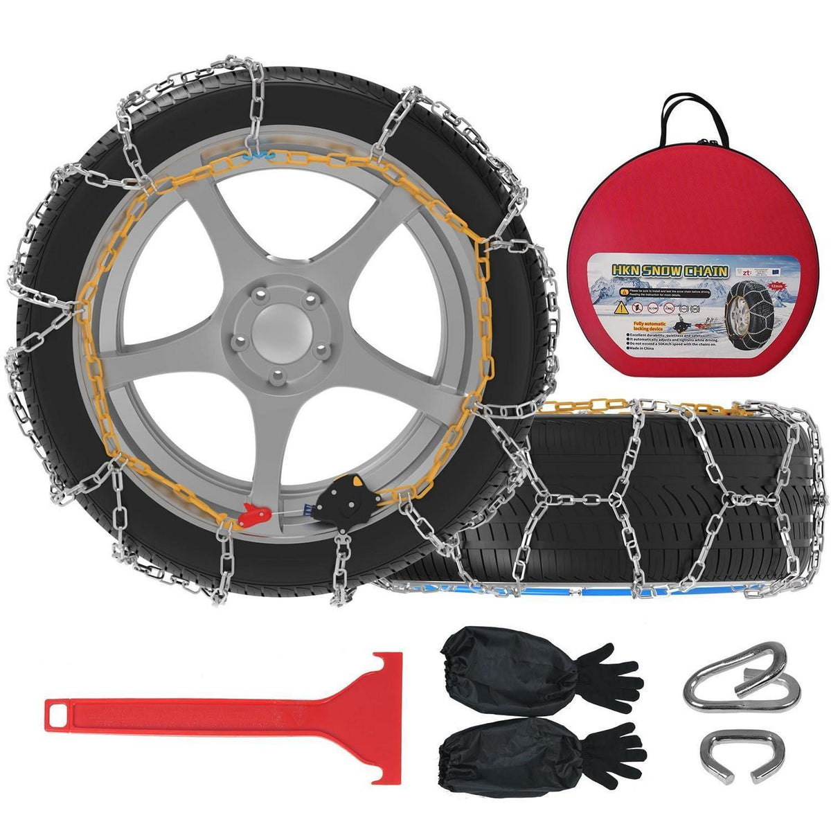 Automatische Schneeketten 12mm – Schnelle Montage für PKW, SUV & Pickup