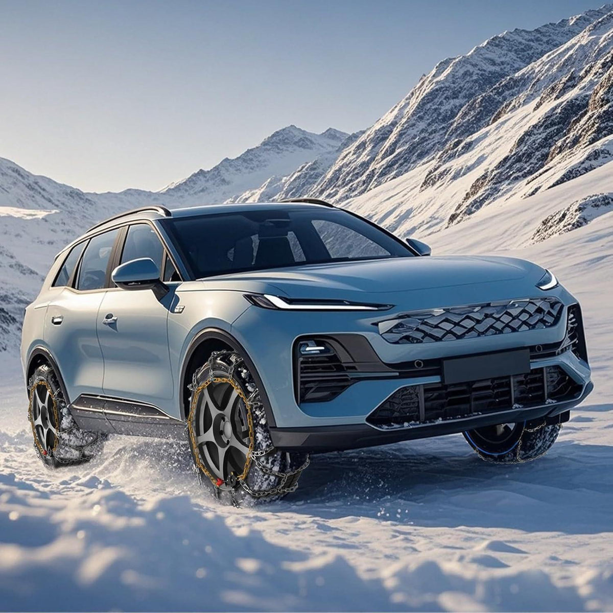 Automatische Schneeketten 12mm – Schnelle Montage für PKW, SUV & Pickup