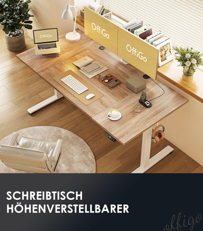 Elektrischer höhenverstellbarer Schreibtisch 160 cm mit Memory-Funktion