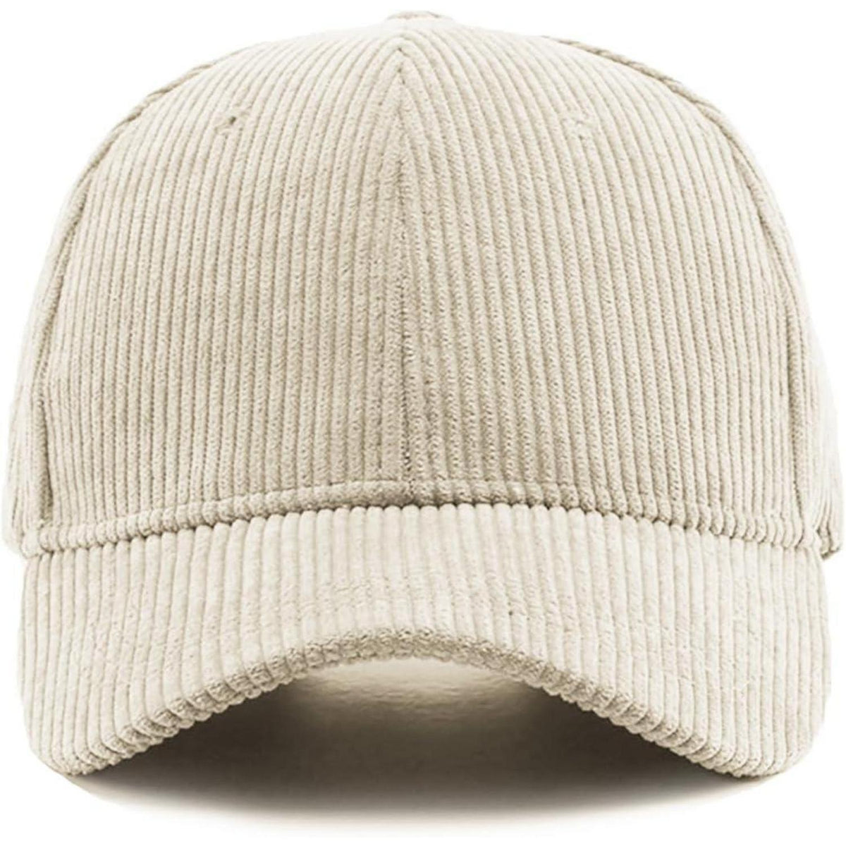 Winter Baseball Cap Herren Damen Cord Verstellbar Warm Beige