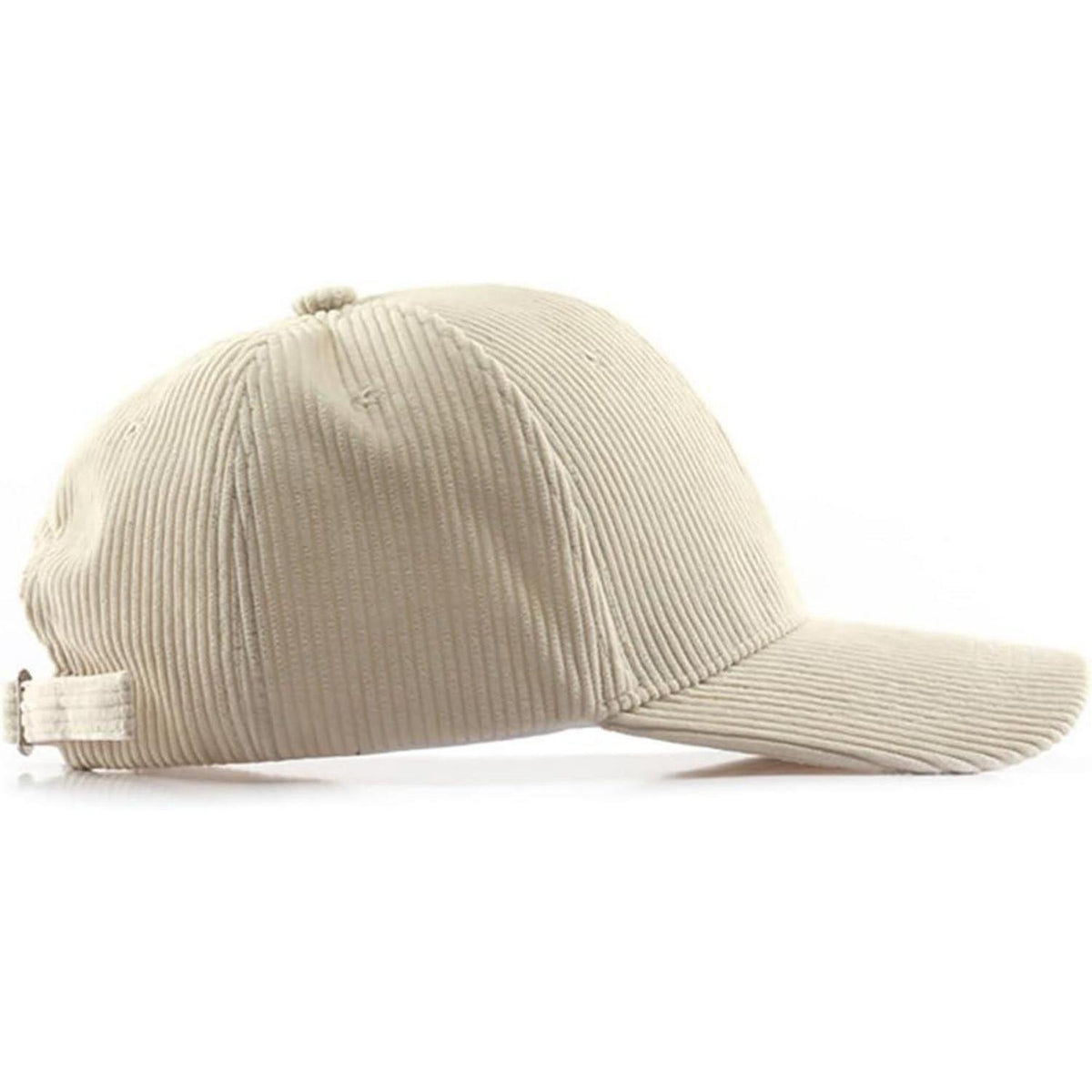 Winter Baseball Cap Herren Damen Cord Verstellbar Warm Beige