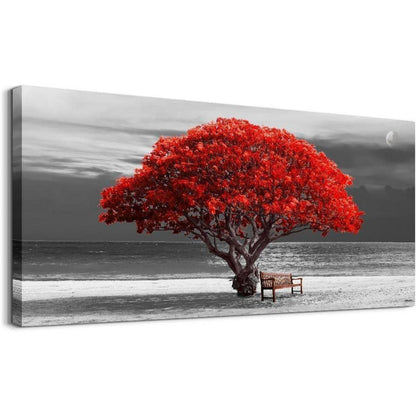 XXL Leinwandbild Baum des Lebens 73x146 cm, Modernes Wandbild