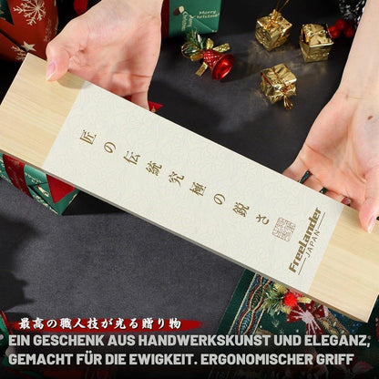Ausbeinmesser Profi VG10 Damast | Fleischmesser mit Holzgriff