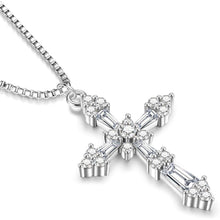 Kreuz Kette Damen 14K Gold Vergoldet Halskette Modeschmuck