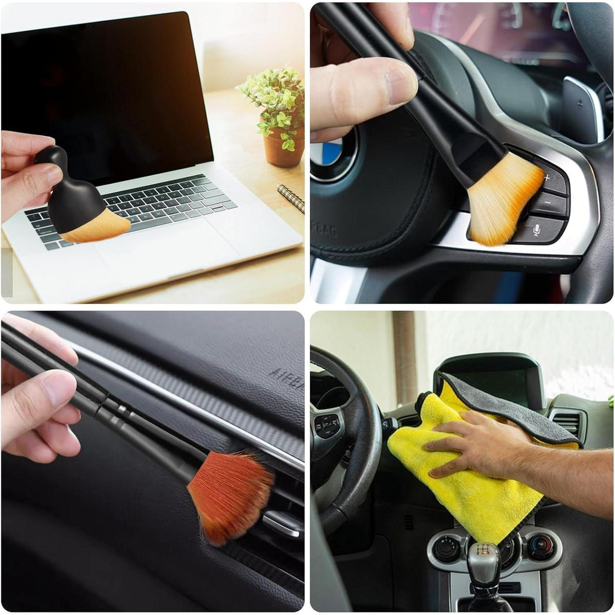 14-tlg. Auto Reinigungspinsel Set für Innen- & Außenraum