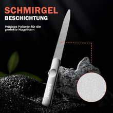 Edelstahl Nagelfeile für glatte Nägel im Salonstil