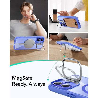 iPhone 16 Hülle mit MagSafe und integriertem Ständer, Blau