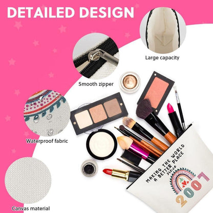 Kosmetiktasche Damen 30. Geburtstag Make-Up Schminktasche Tragbare Makeup Bag