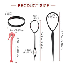 1000 Stück Mini Elastische Haargummis Haarstyling Werkzeuge