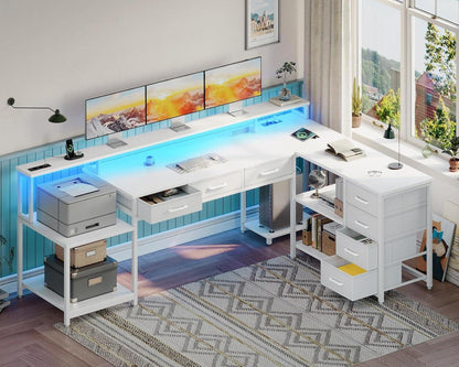 Gaming Schreibtisch mit RGB LED und