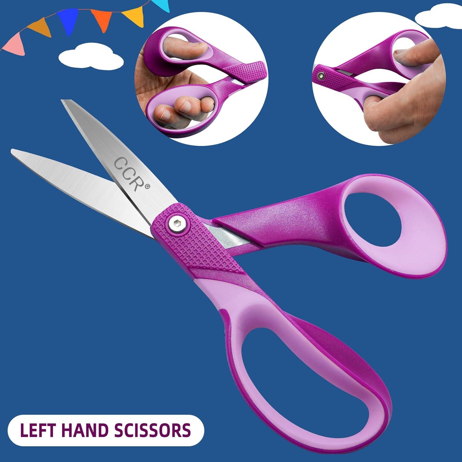 Linkshänder Schere 18.5cm 3er-Pack Bastelschere Komfort