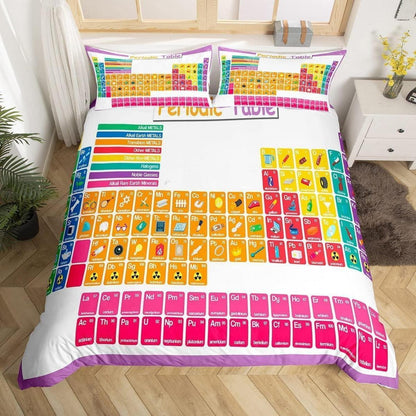 Chemie Bettwäsche-Set für Kinder – Buntes Design 220x240cm
