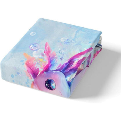 Kawaii Axolotl Bettwäsche Set Kinderzimmer 220x240 cm