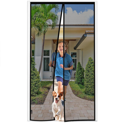 Fliegengitter Tür Ohne Bohren 105x210cm mit Starken Magneten