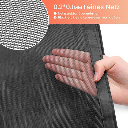 Fliegengitter Tür Ohne Bohren 105x210cm mit Starken Magneten