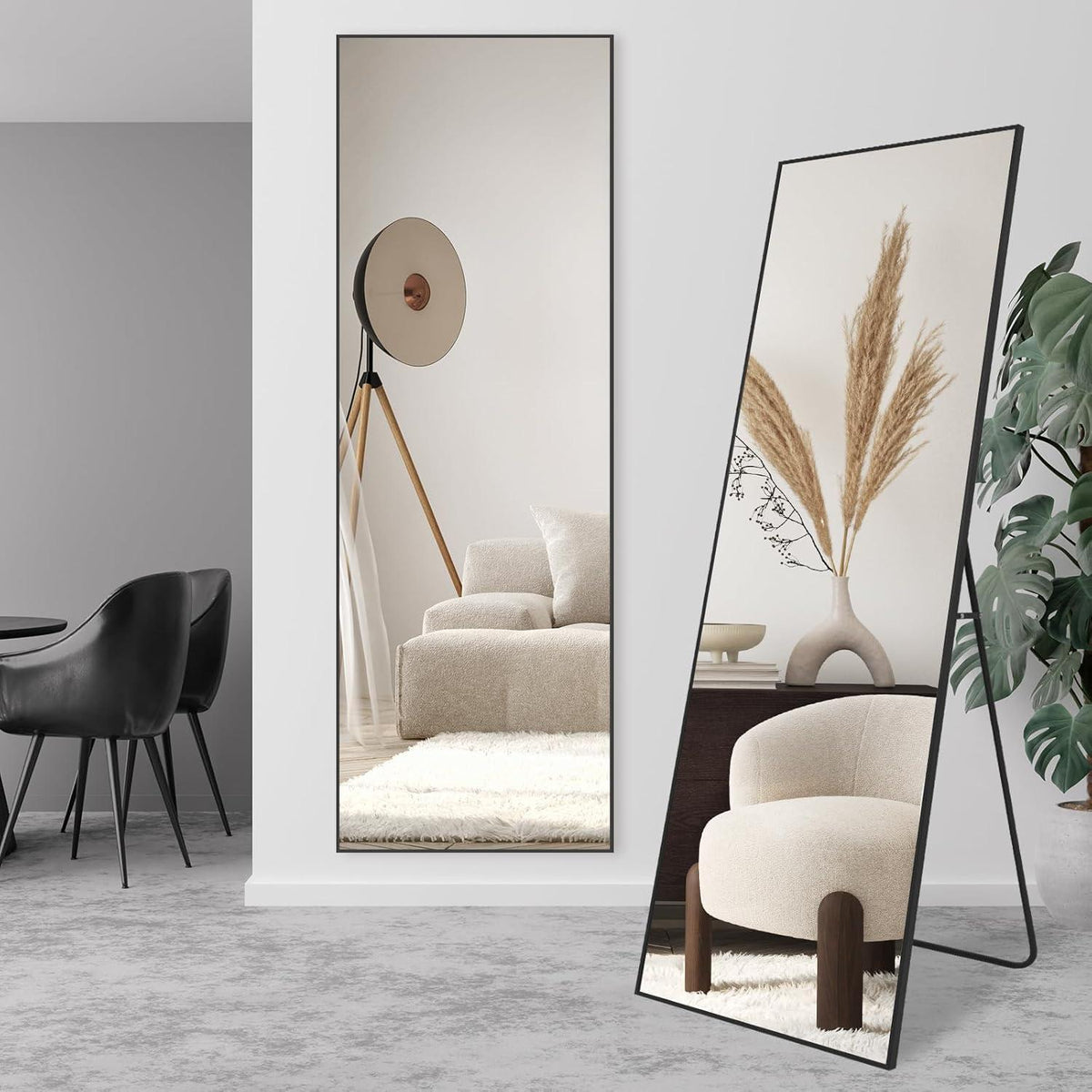 Ganzkörperspiegel 165x60cm – Stehspiegel für Schlafzimmer & Wohnzimmer