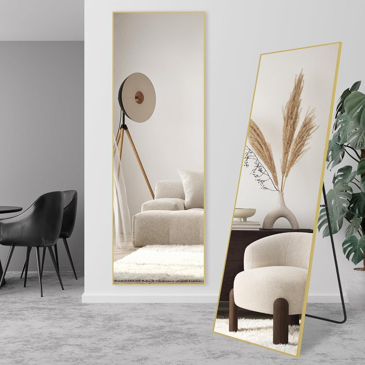 Ganzkörperspiegel 165x60cm – Stehspiegel für Schlafzimmer & Wohnzimmer