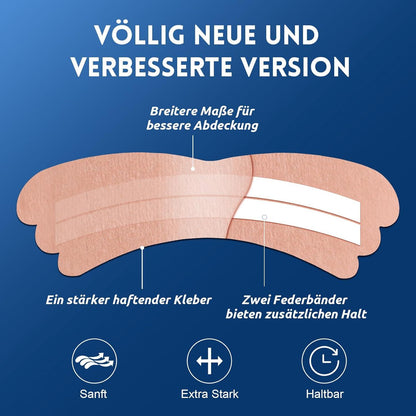 100er Nasenpflaster Schnarchen Sports Schlaf Anti Schnarch Hautfarben L Linderung