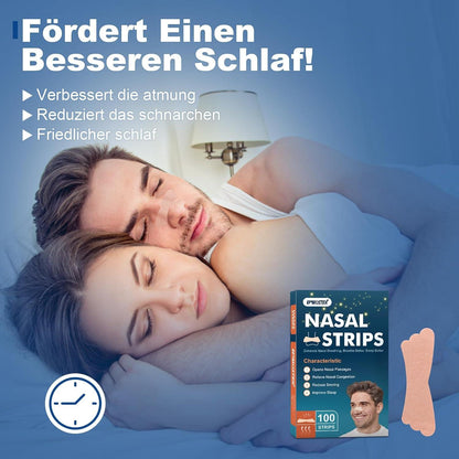 100 Nasenpflaster Schnarchen Nasenstrips Atmen Nose Strips Anti Schnarch Schlaf