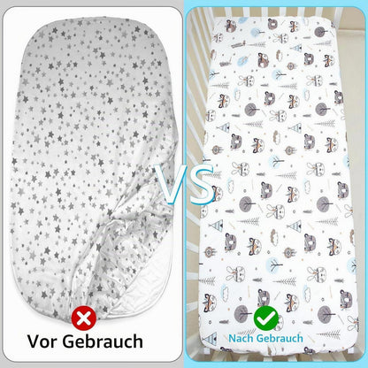 6x Bettlakenklammern Verstellbar 30-100cm – Elastische Spanngurte