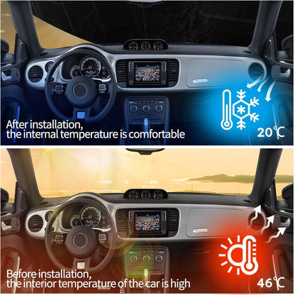 Frontscheibenabdeckung Ford Transit Custom 2012-2022
