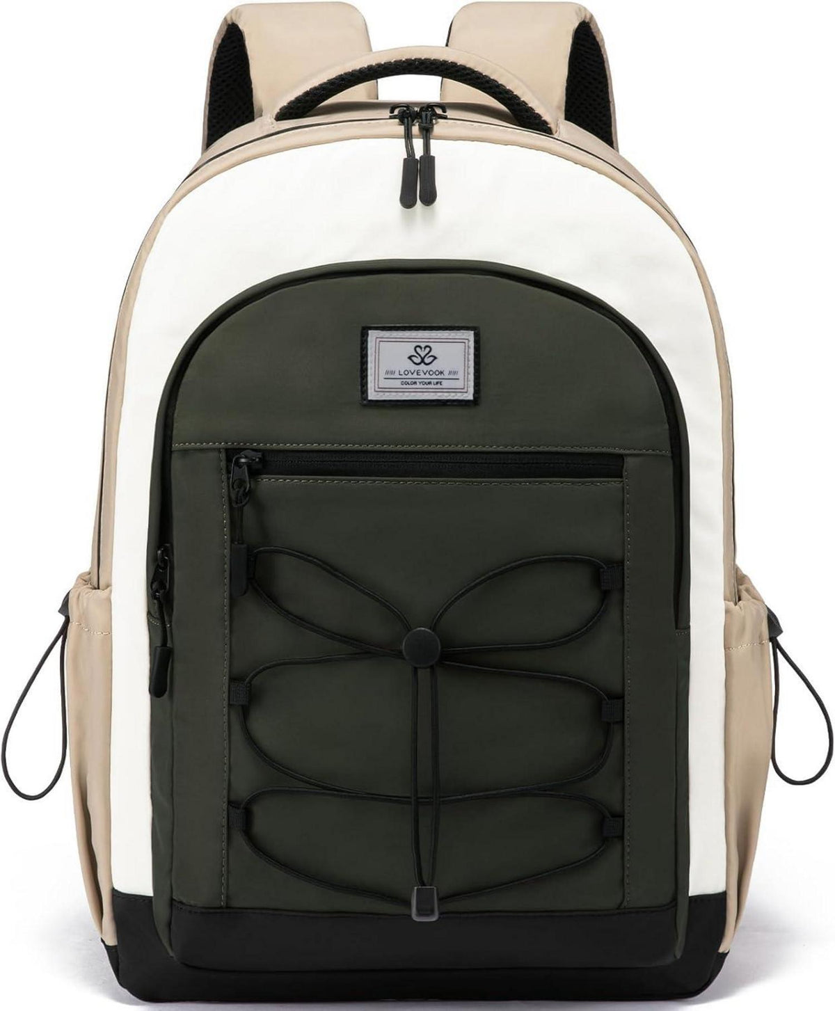 15,6 Zoll Laptop Rucksack mit Diebstahlschutz und Gepäckriemen