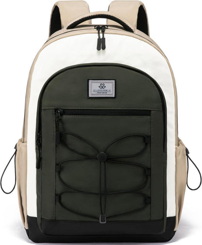 15,6 Zoll Laptop Rucksack mit Diebstahlschutz und Gepäckriemen