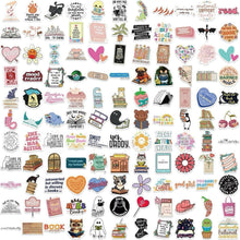Buch Sticker Pack | 125 Wasserdichte Vinyl Aufkleber für Kindle & Laptop