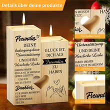 Herz Kerzenständer Freundin Geburtstag Weihnachten Valentine