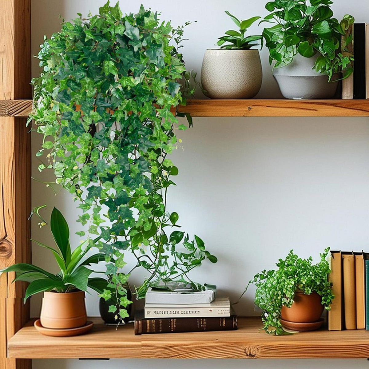 Künstlicher Efeu 120cm - Hängepflanze für Wand & Deko