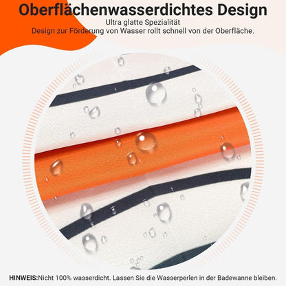 Duschvorhang Geometrische Kurve 200x200cm Textil
