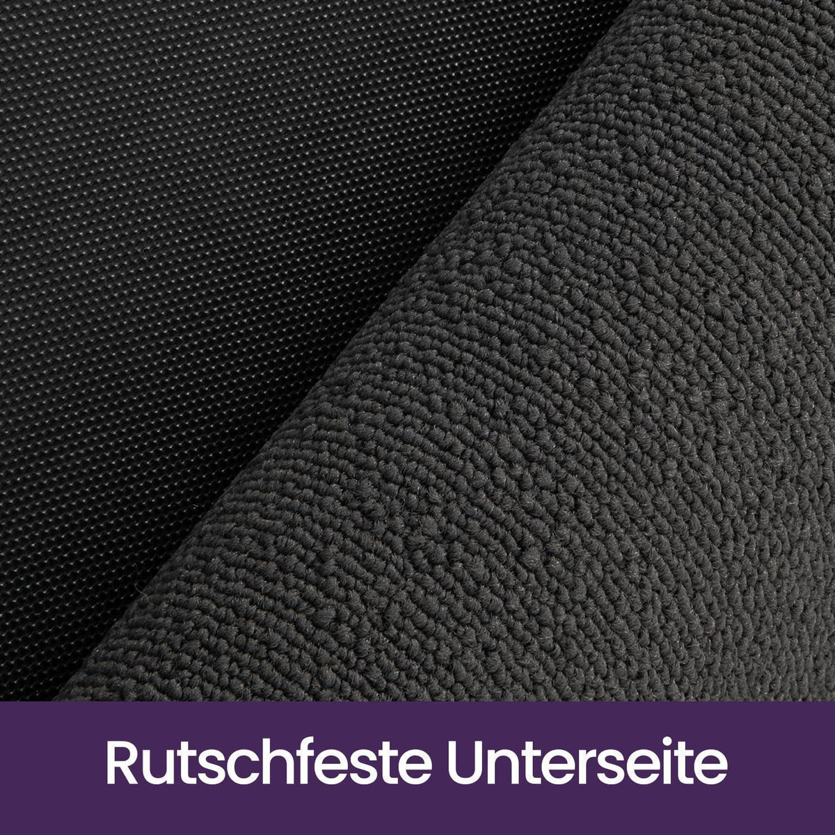Fußmatte Outdoor rutschfest, Grau 50x80 cm – Schmutzfangmatte