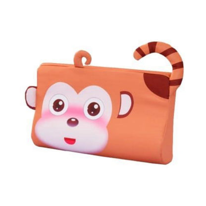 Kinder Kopfkissen Affe – Ergonomisch & Waschbar 60x40 cm
